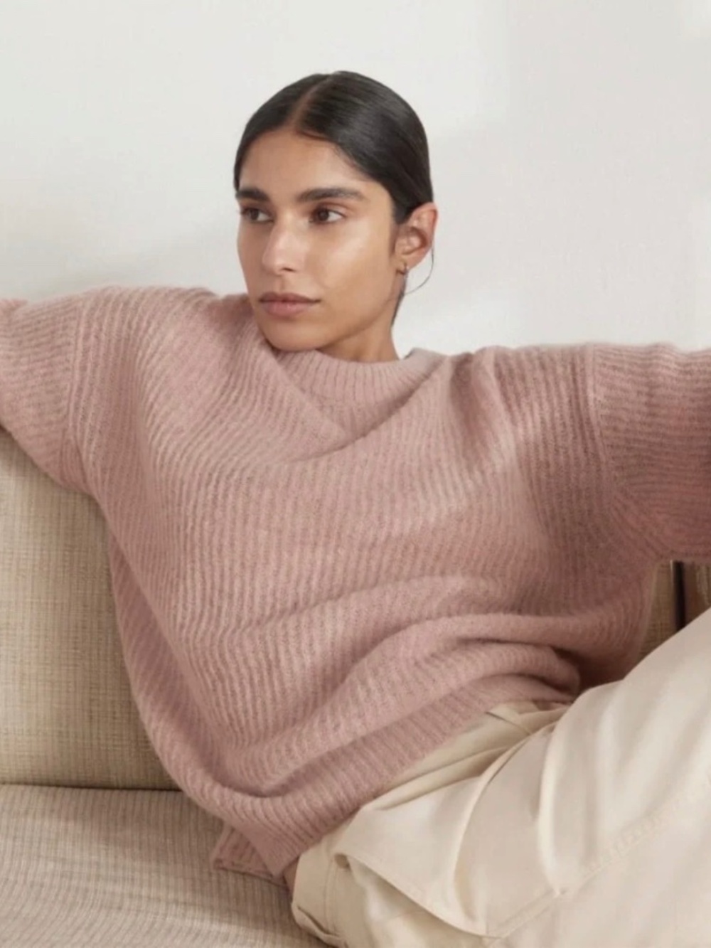 Everlane Cocoon Crew Alpaca Sweater